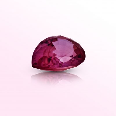 pear shape red spinel, 1.50 cts